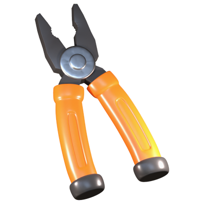 Pliers 3D Icon 3D Graphic