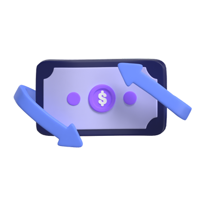 Money Flow 3D Model 3D Graphic