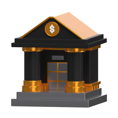 Bank Building 3D Model 3D Graphic