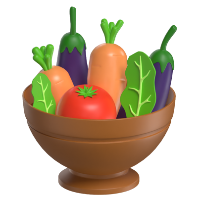 Healthy Food 3D Model 3D Graphic