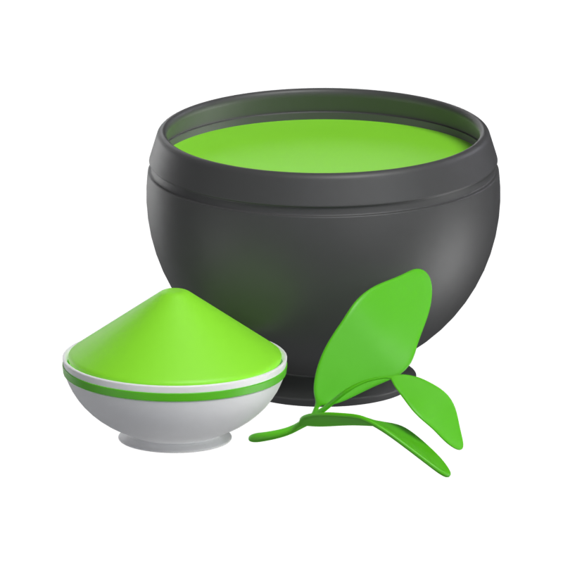 Green Tea 3D Model 3D Graphic