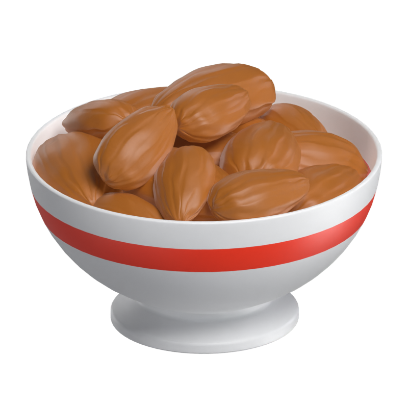 Almond 3D Model 3D Graphic