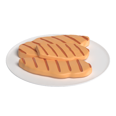 Chicken Breast 3D Model 3D Graphic