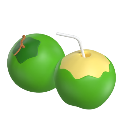 Coconut Water 3D Model 3D Graphic