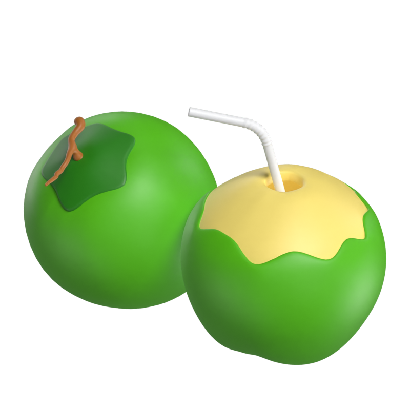 Coconut Water 3D Model 3D Graphic