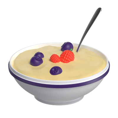 Oatmeal 3D Model 3D Graphic