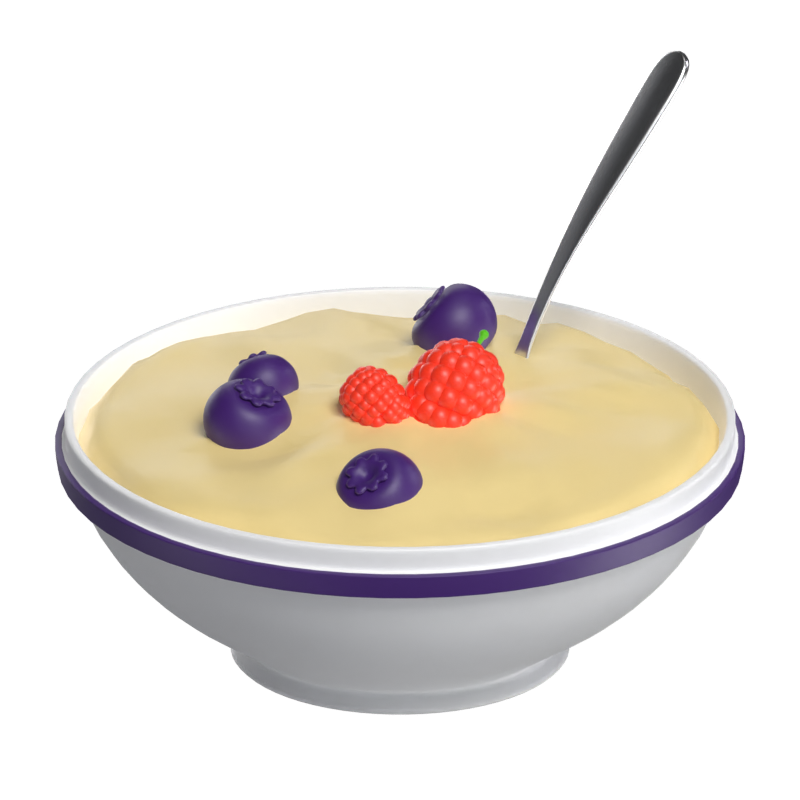 Oatmeal 3D Model 3D Graphic