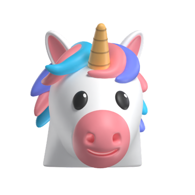 unicornio modelo 3d 3D Graphic