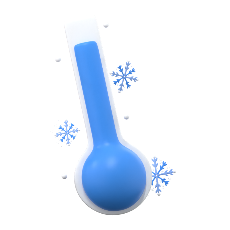 Temperatur 3D-Symbol 3D Graphic