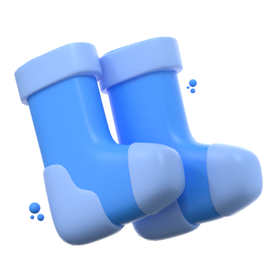 Socks 3D Icon 3D Graphic