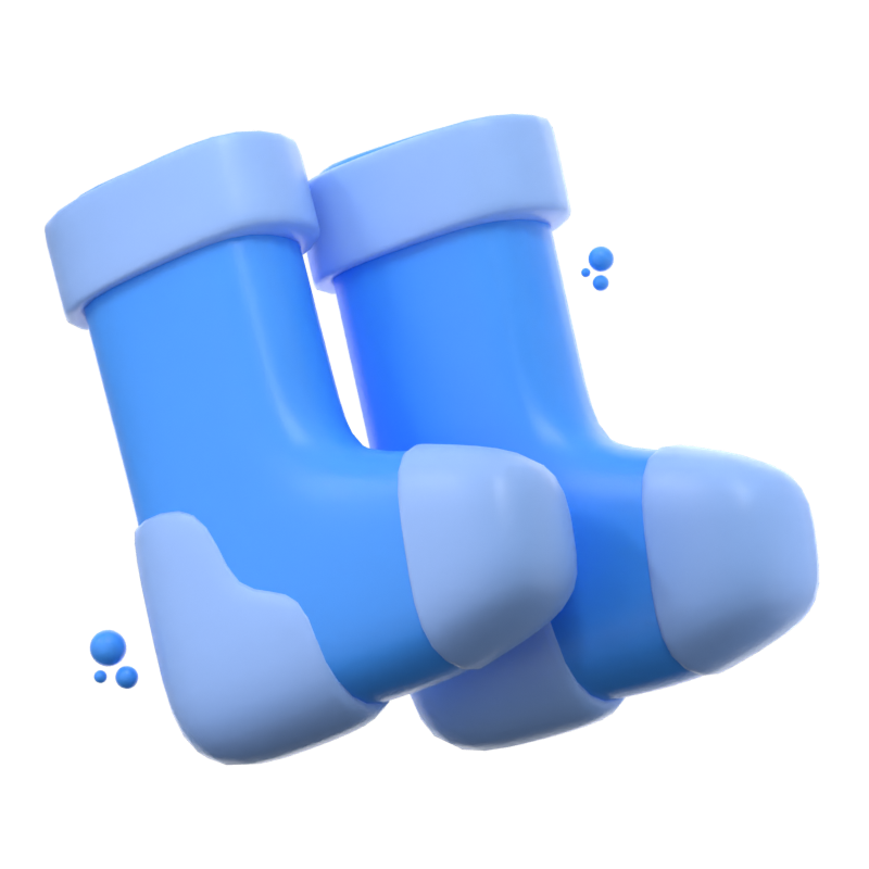 Socks 3D Icon 3D Graphic