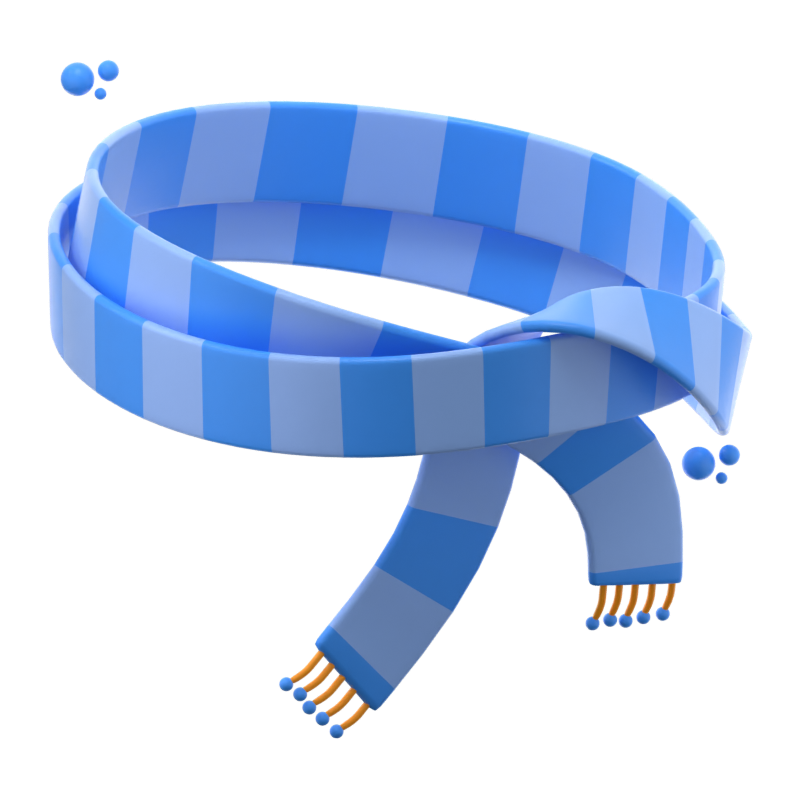 Scarf 3D Icon