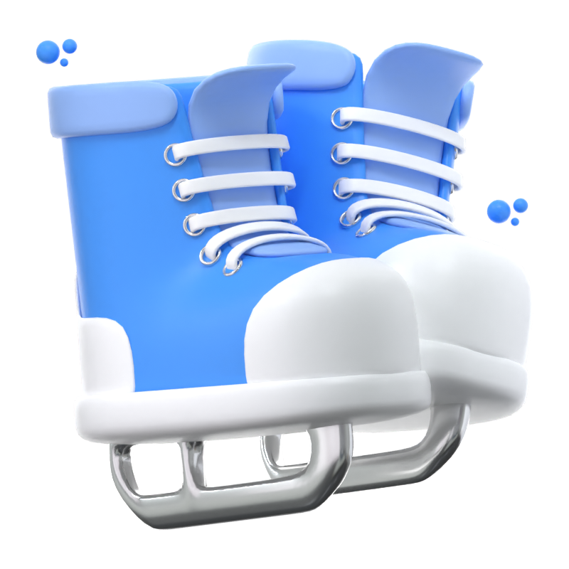 Ice Skate 3D Icon