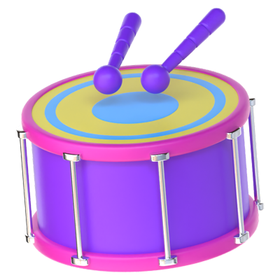 Drum Toys 3D Icon 3D Graphic