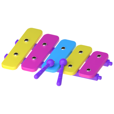 Xylophone 3D Icon 3D Graphic