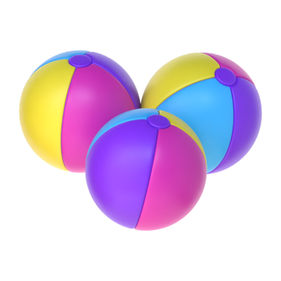 Ball 3D-Symbol 3D Graphic