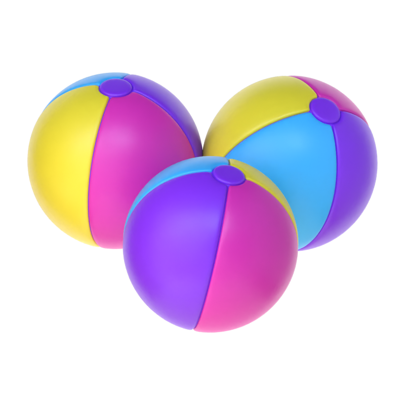 Ball 3D-Symbol 3D Graphic