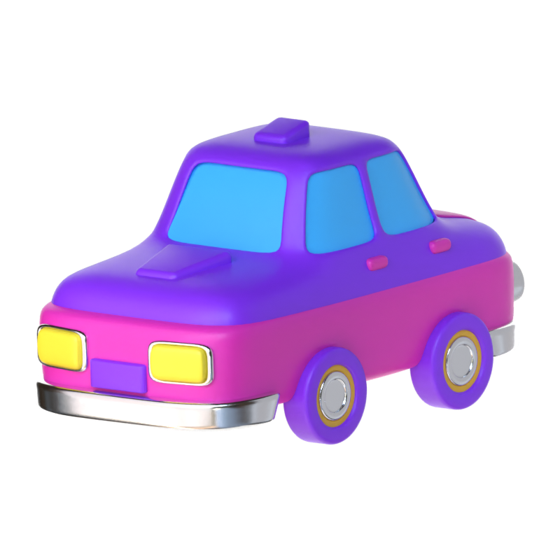 Car Toy 3D Icon