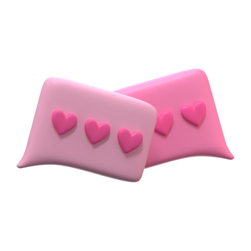 Chat Amor Icono 3D 3D Graphic