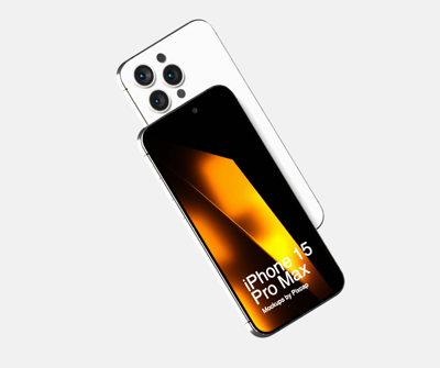 Two iPhone 15 Pro Max Rotating And Slide 3D Animated Mockup 3D Template