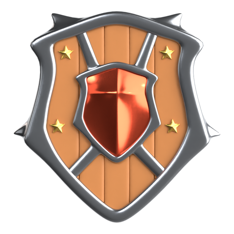 Shield 3D Icon 3D Graphic