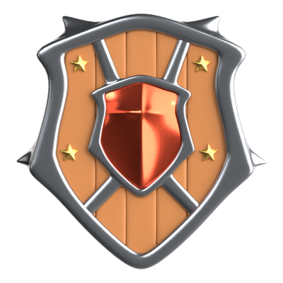 Shield 3D Icon 3D Graphic