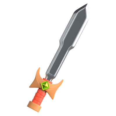 Sword 3D Icon 3D Graphic