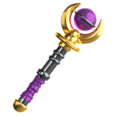 Scepter 3D Icon 3D Graphic