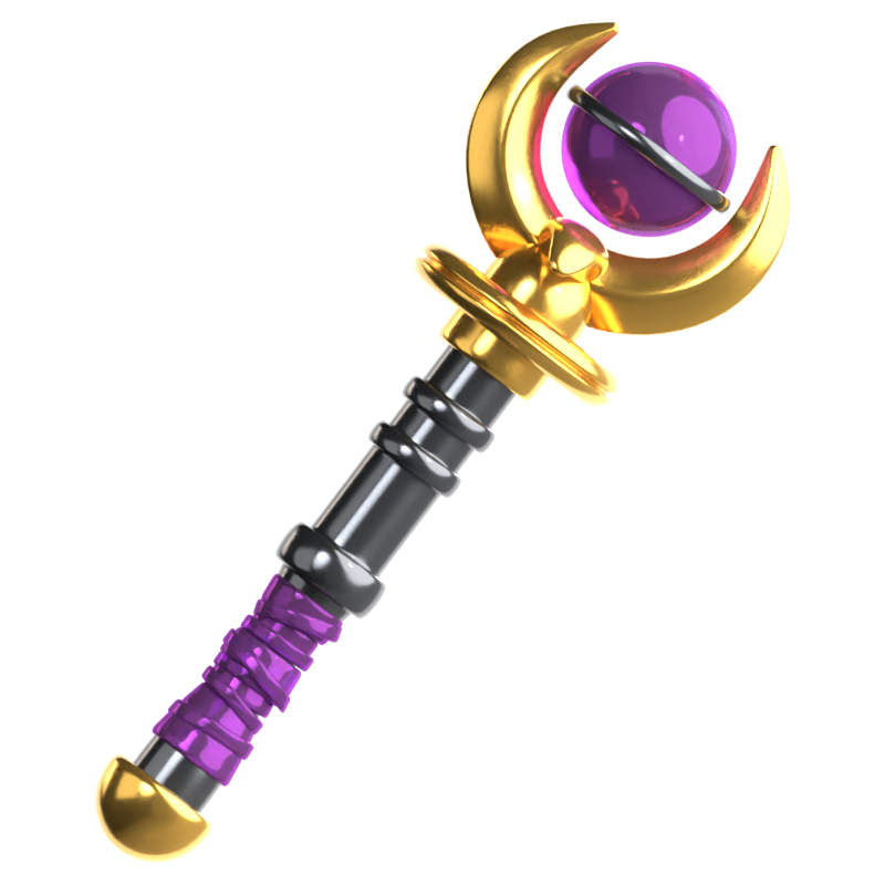 Scepter 3D Icon 3D Graphic