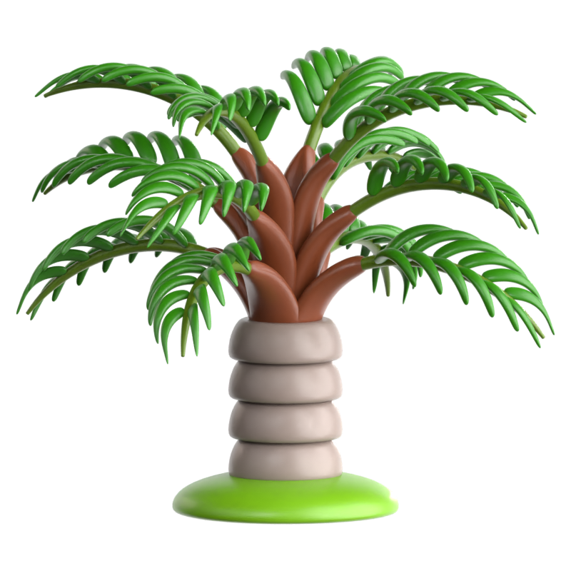 Teddy Bear Palm 3D Icon 3D Graphic