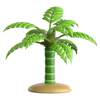 macarthur palm 3d-symbol 3D Graphic