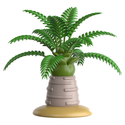 Majesty Palm 3D Icon 3D Graphic