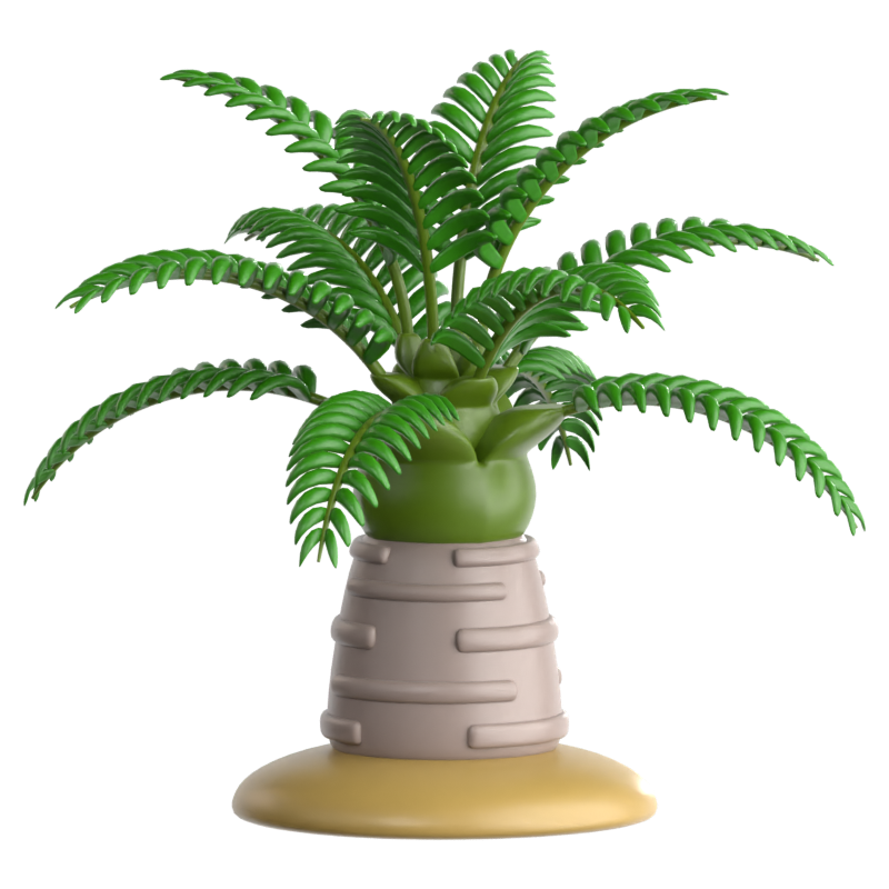 Majesty Palm 3D Icon 3D Graphic