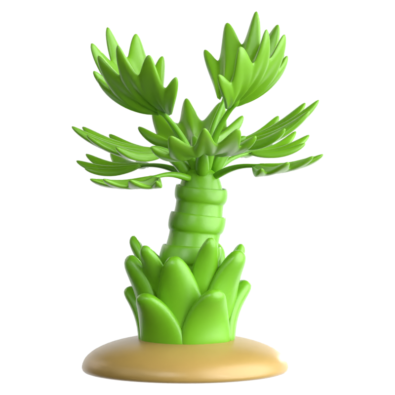 Mazari Palm 3D Icon 3D Graphic