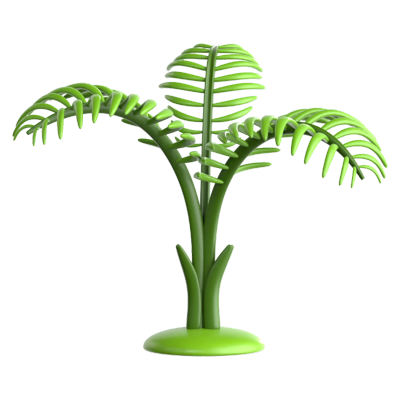 Kentia Palm Icono 3D 3D Graphic