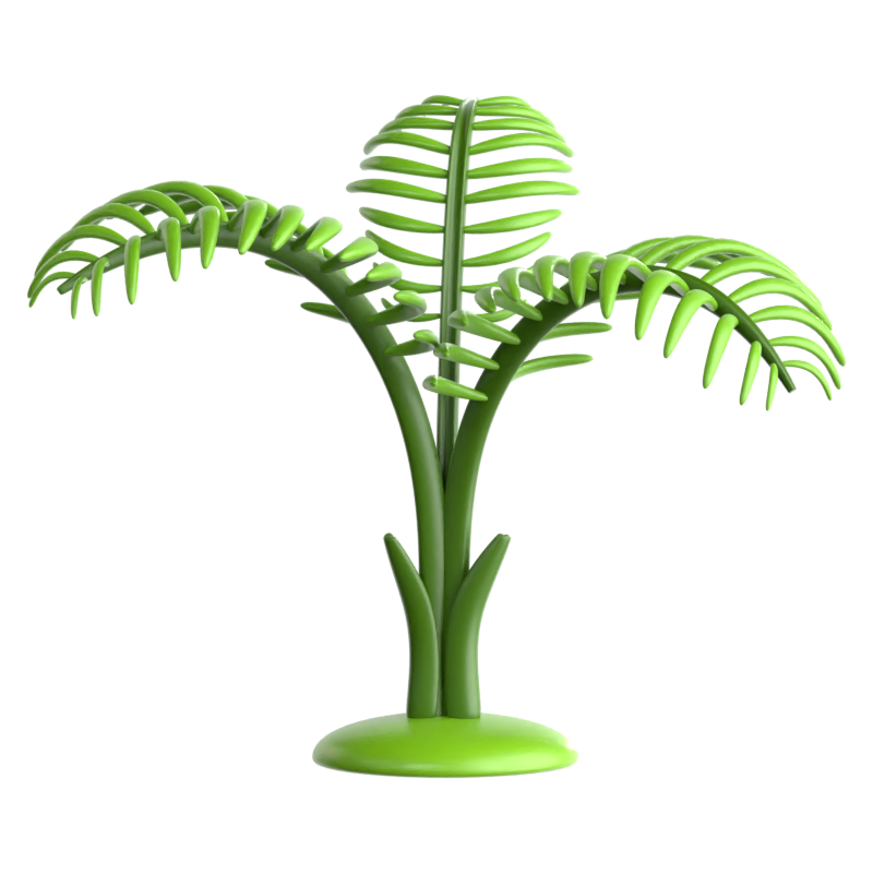 Kentia Palm 3D Icon 3D Graphic