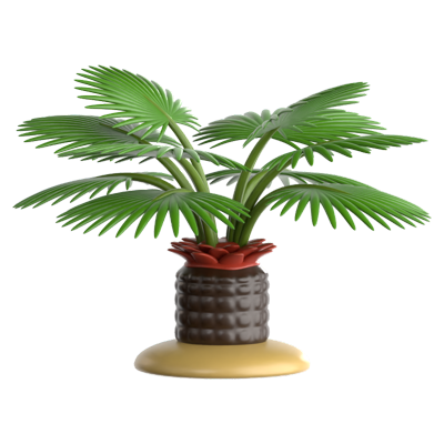 Saw Palmetto Icono 3D 3D Graphic