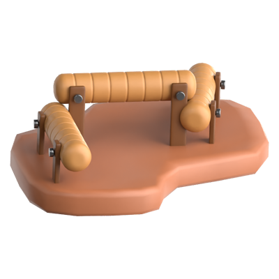 Balance Beam 3D Icon 3D Graphic