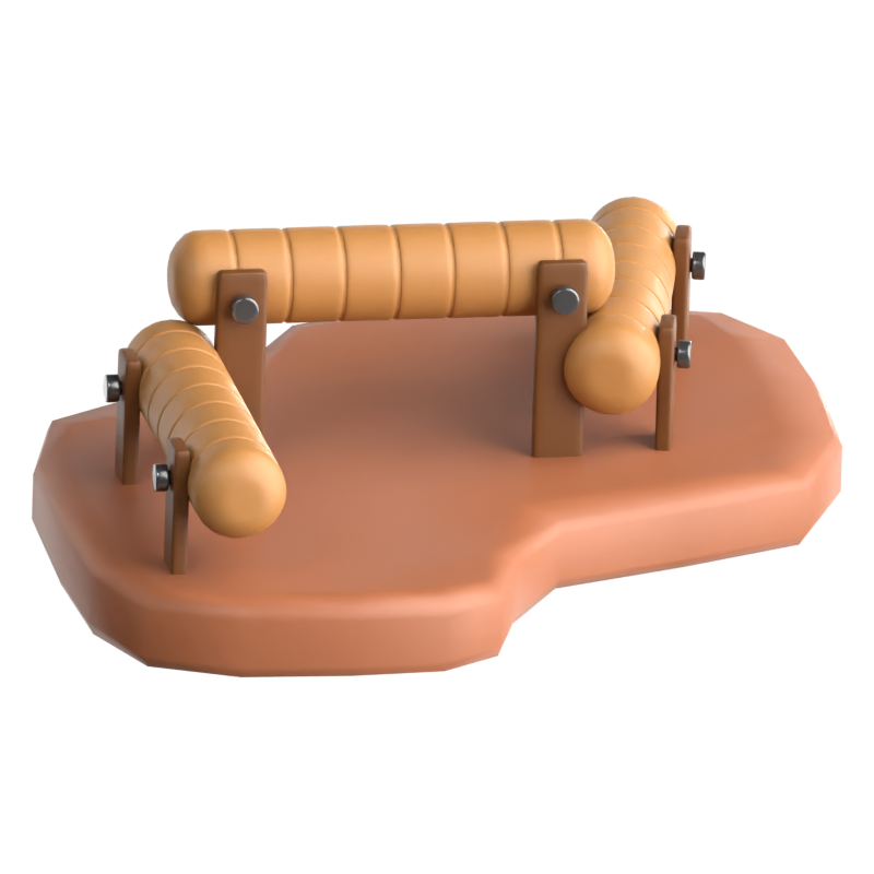 Balance Beam 3D Icon 3D Graphic