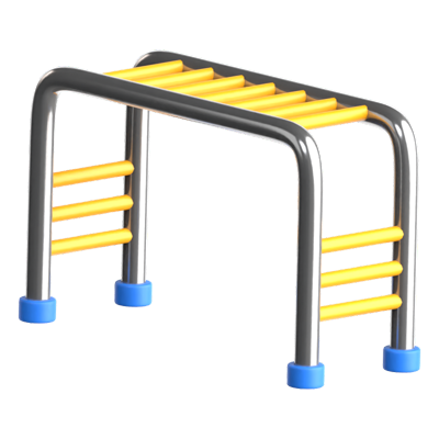 Monkey Bars 3D Icon 3D Graphic