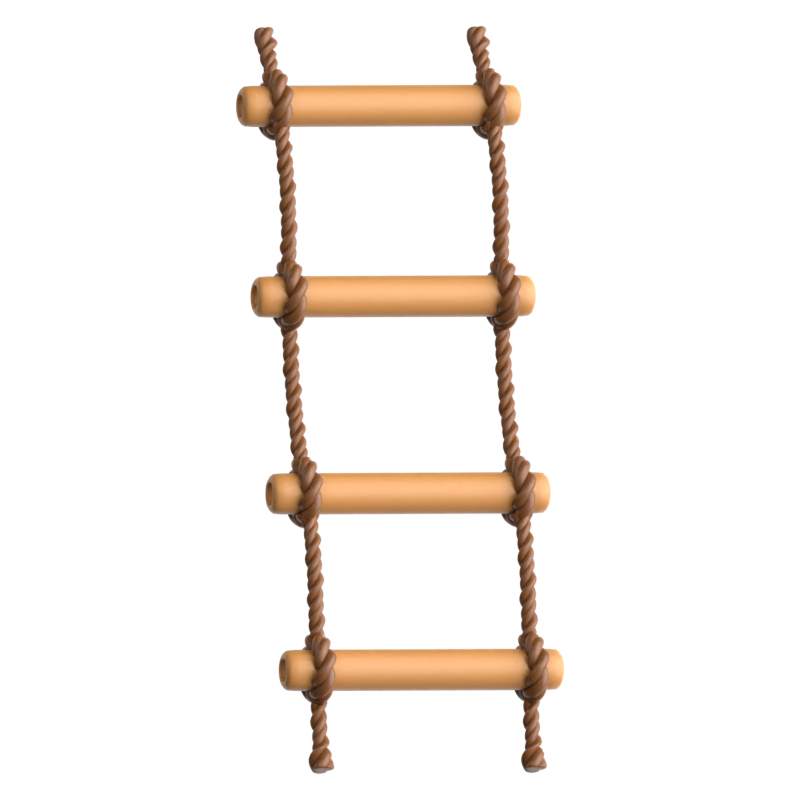 Rope Ladder 3D Icon 3D Graphic