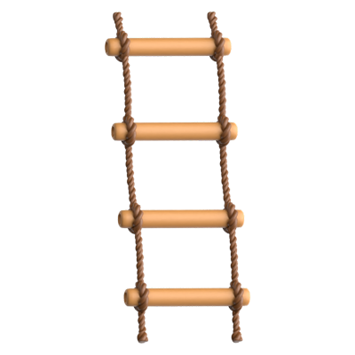 Rope Ladder 3D Icon 3D Graphic