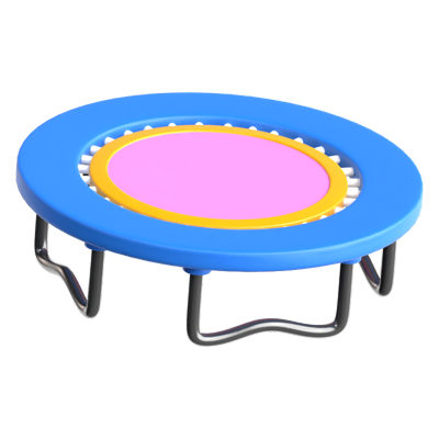 Trampoline 3D Icon 3D Graphic