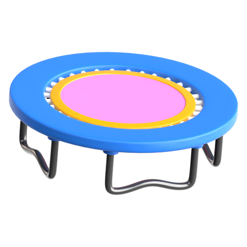 Trampoline 3D Icon 3D Graphic