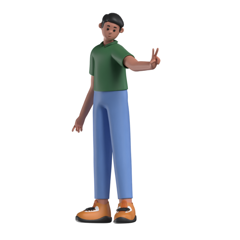 Casual Boy 3D Charakter