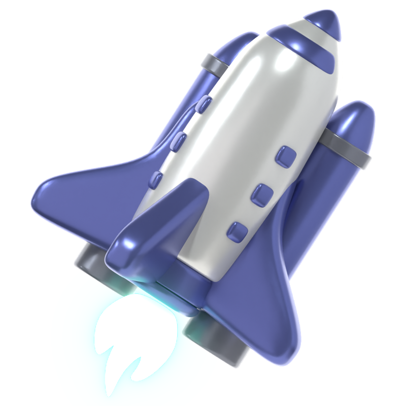 Spaceship 3D Icon