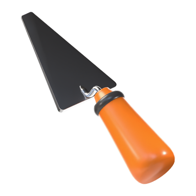 Trowel 3D Icon 3D Graphic