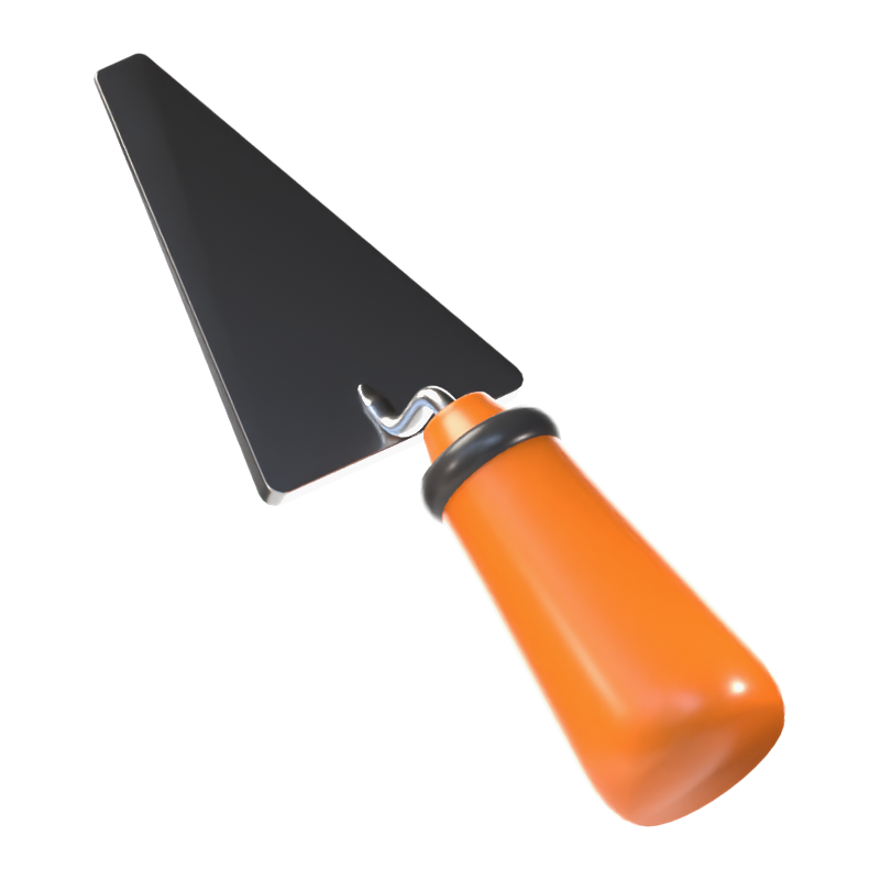 Trowel 3D Icon