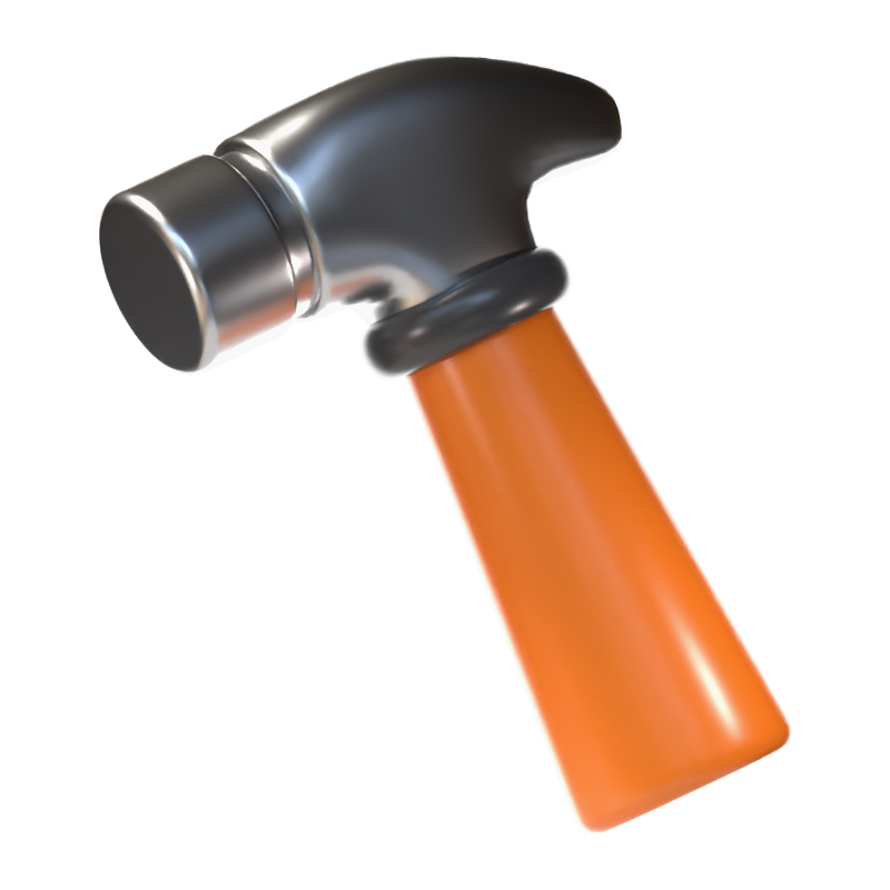 Hammer 3D Icon 3D Graphic