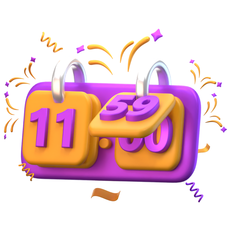 Countdown Timer 3D Icon 3D Graphic